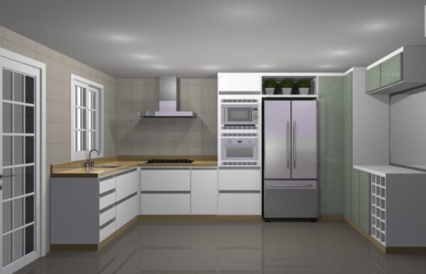 Cozinhas Planejadas + Planos De Corte 35 Projetos