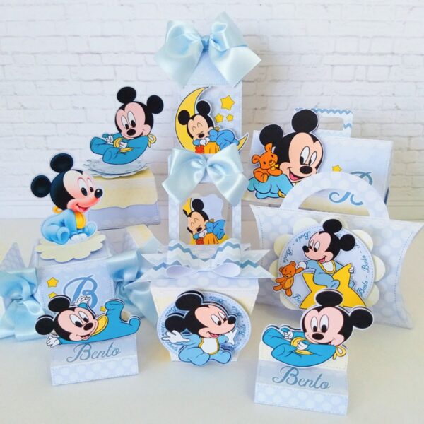 decoracao festa mickey baby arquivo digital personalizacao