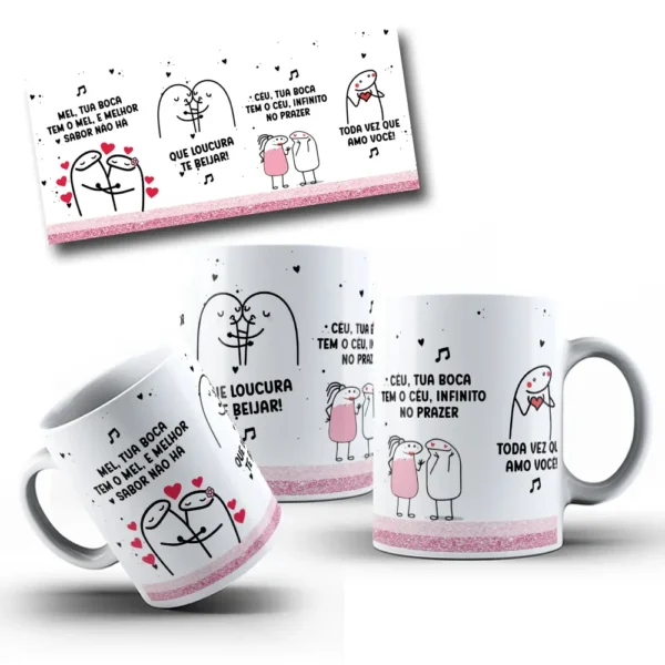Design Exclusivo Mel Tua Boca para Caneca