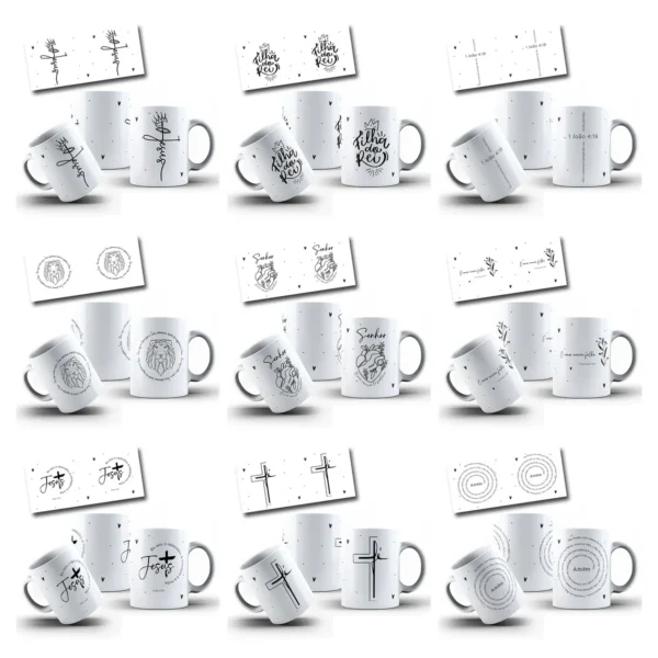Designs De Caneca Em Jpg Salmos E Proverbios 3