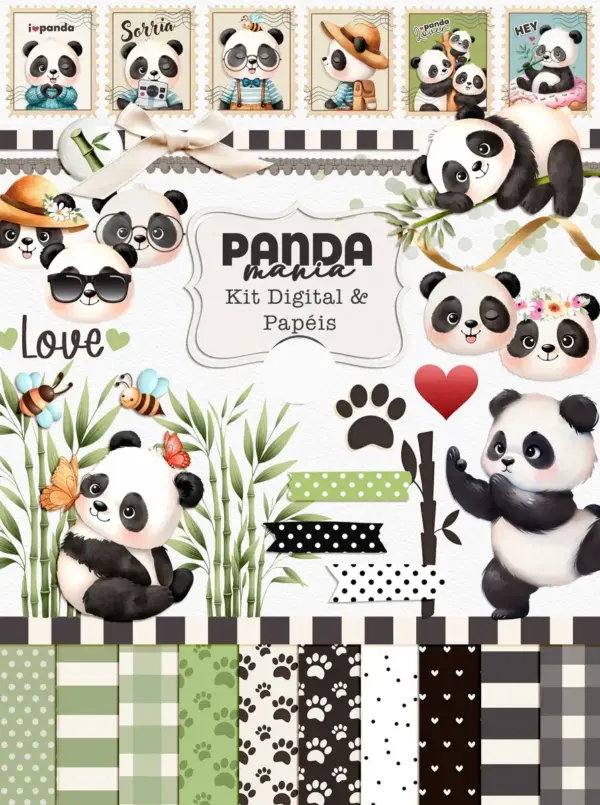 Designs De Pandas Png Para Criar Produtos Personalizados Unicos