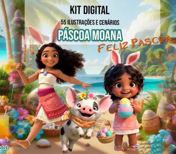 Designs Exclusivos De Pascoa Moana E Simea Png