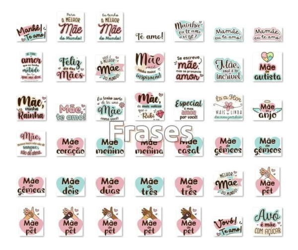 Dia Das Mães Artes Bloquinho Caixinha Caneca Cards Chaveiro