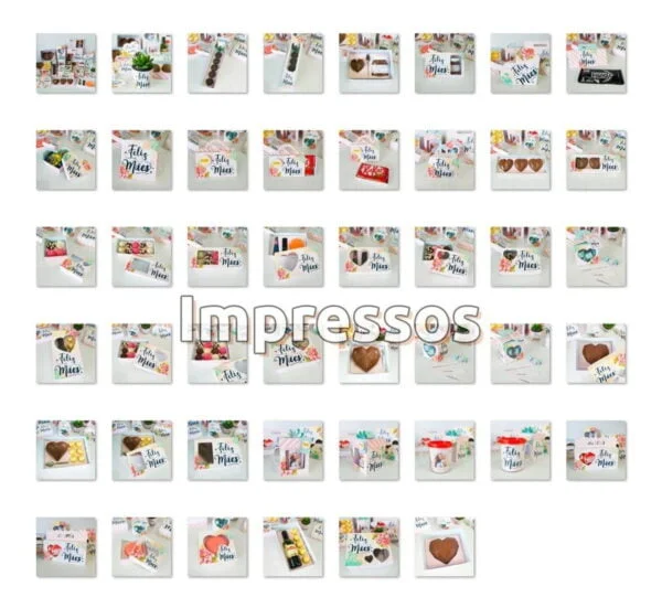 Dia Das Mães Artes Bloquinho Caixinha Caneca Cards Chaveiro