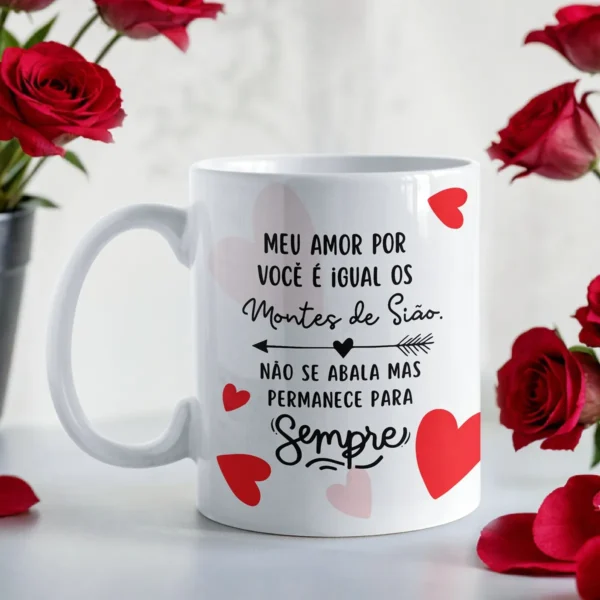 Dia dos Namorados Cristão: 15 Artes para Caneca em PNG