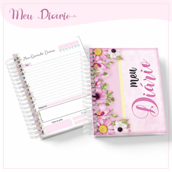 diario adulto feminino 02 arquivo digital papelaria digital