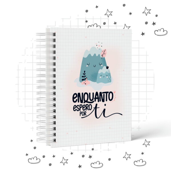diario de gestante enquanto espero por ti arq digital personalizacao