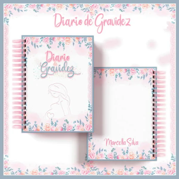 Diário de Gravidez Modelo 2 - Arquivo Digital