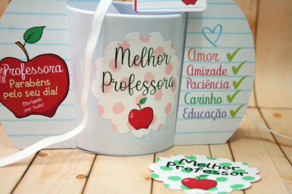 Embalagem e Arte Caneca Dia dos Professores - Studio e pdf - Imagem 2