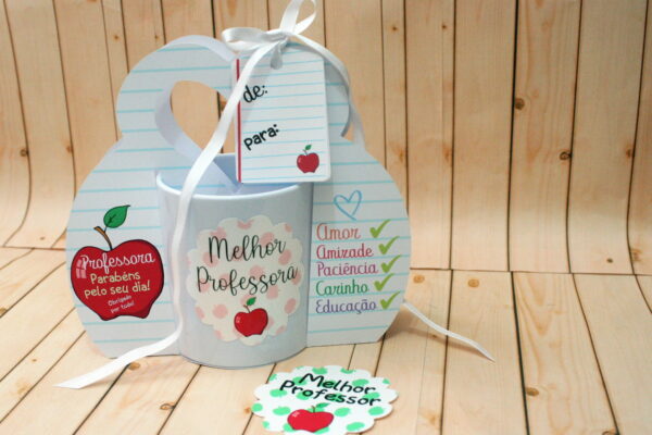 embalagem e arte caneca dia dos professores studio e pdf papel e scrapbook