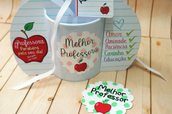 Embalagem e Arte Caneca Dia dos Professores - Studio e pdf - Imagem 3