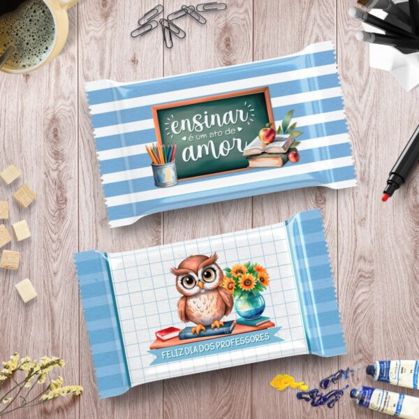 embalagens chocolates professores arquivo digital presente