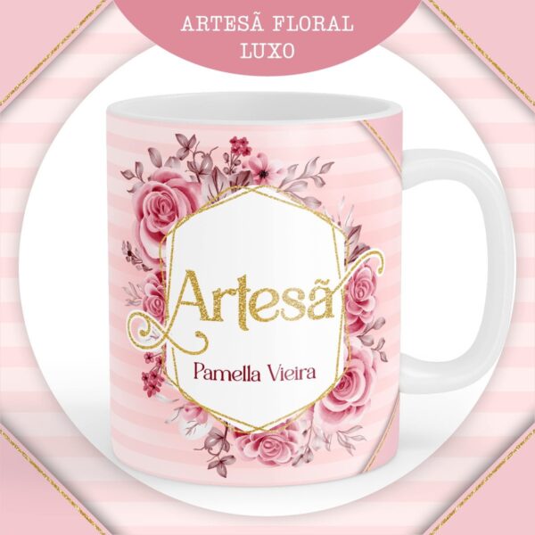 Encadernação Artesã Floral 2024 - Arquivo Digital - Imagem 4