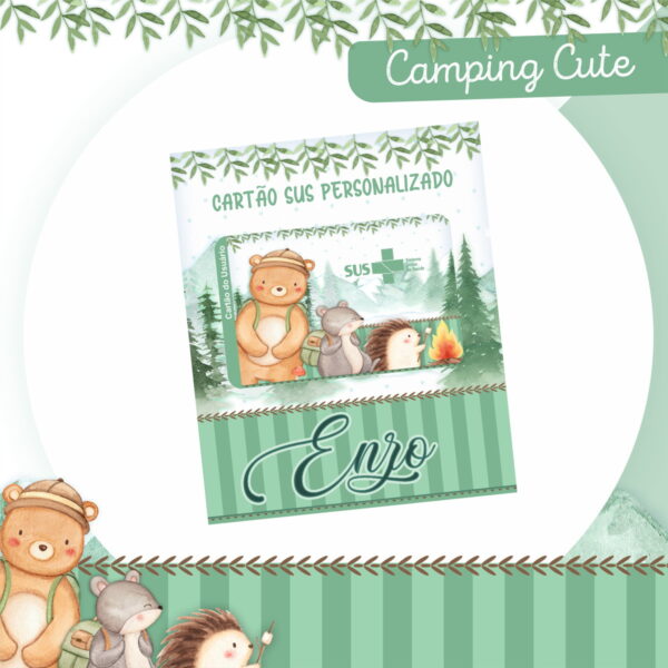 Encadernação Bebê Camping Cute - Arquivo Digital - Imagem 3