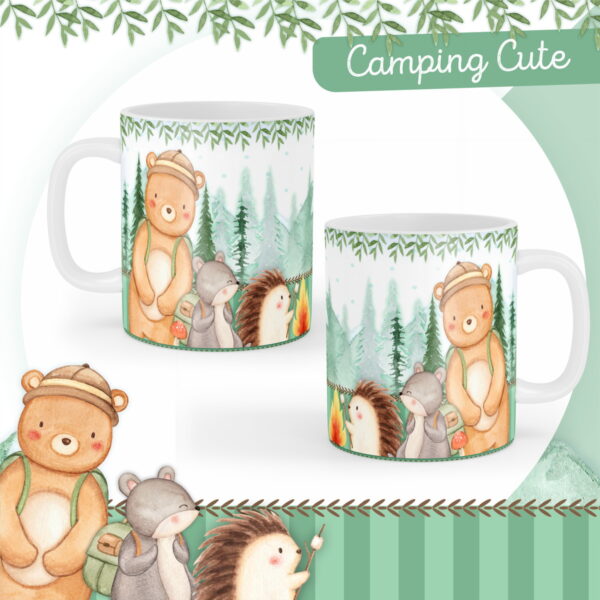 Encadernação Bebê Camping Cute - Arquivo Digital - Imagem 4