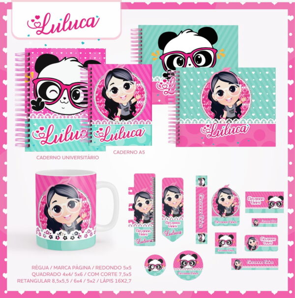 encadernacao escolar luluca games arquivo digital personalizacao