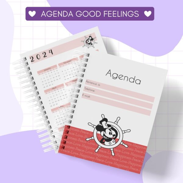 Encadernação Escolar Mickye Feelings - Arquivo Digital - Imagem 3