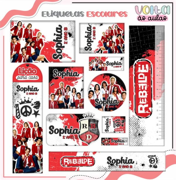 Encadernação Escolar Rebelde - Arquivo Digital