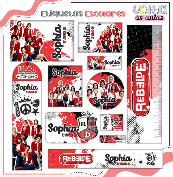 Encadernação Escolar Rebelde - Arquivo Digital - Imagem 3