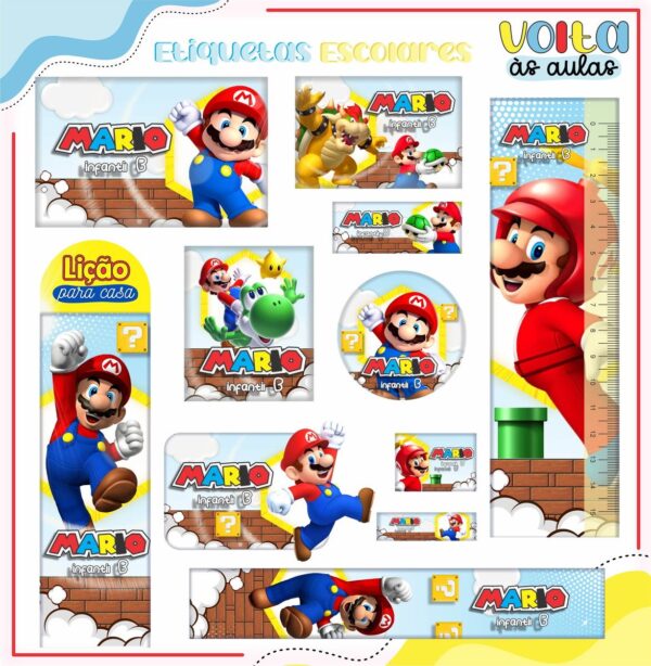 Encadernação Escolar Mario - Arquivo Digital - Imagem 2