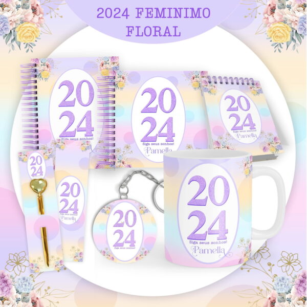 encadernacao feminina roxa 2024 arquivo digital pack encadernacao