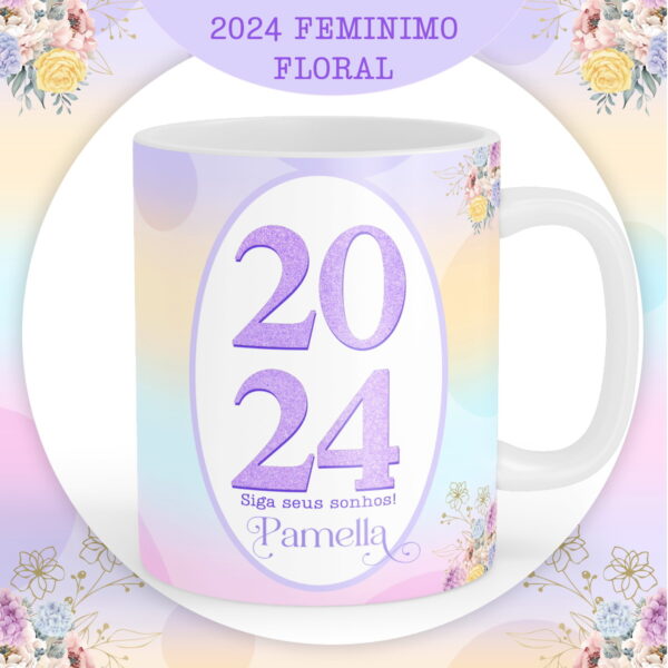 Encadernação Feminina Roxa 2024 - Arquivo Digital - Imagem 4