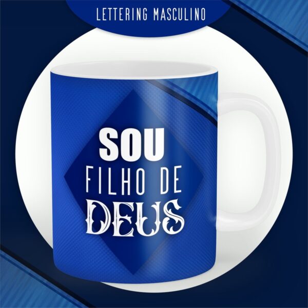 Encadernação Lettering Masculino - Arquivo Digital - Imagem 2