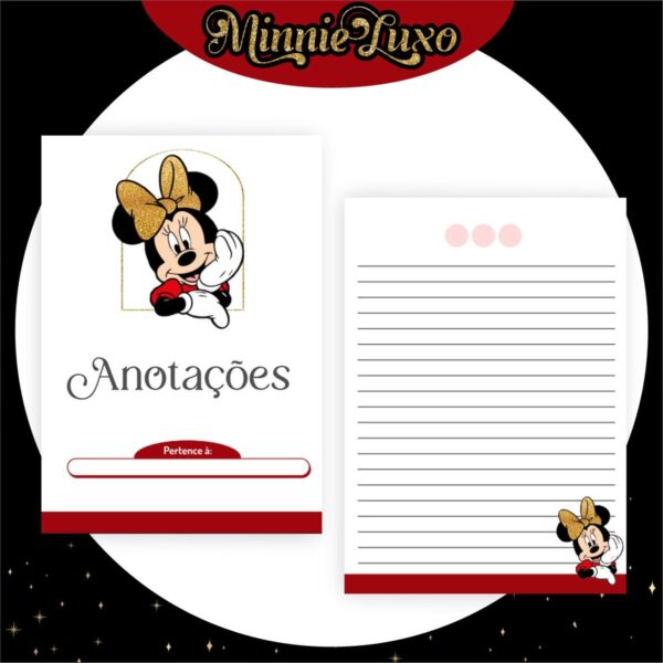 Encadernação Minnie Luxo - Arquivo Digital - Imagem 4