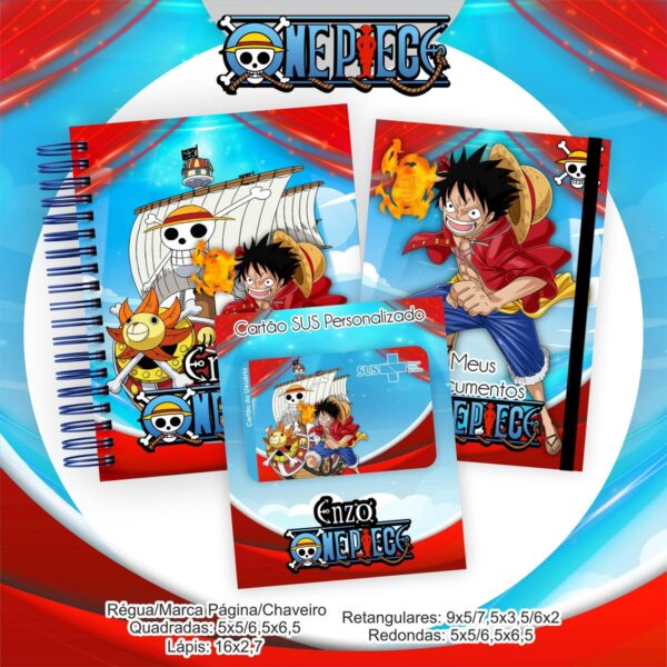 encadernacao one piece arquivo digital personalizacao