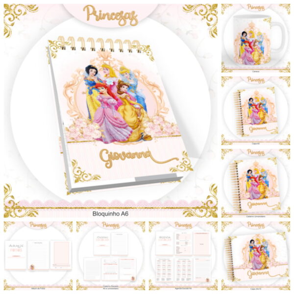 Encadernação Princesas - Arquivo Digital - Imagem 2