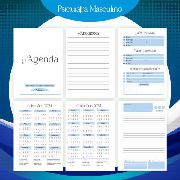 Encadernação Psiquiatra Masculina - Arquivo Digital - Imagem 2