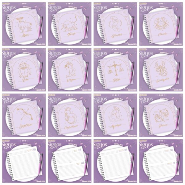 encadernacao signos candy e lilas arquivo digital arquivo digital