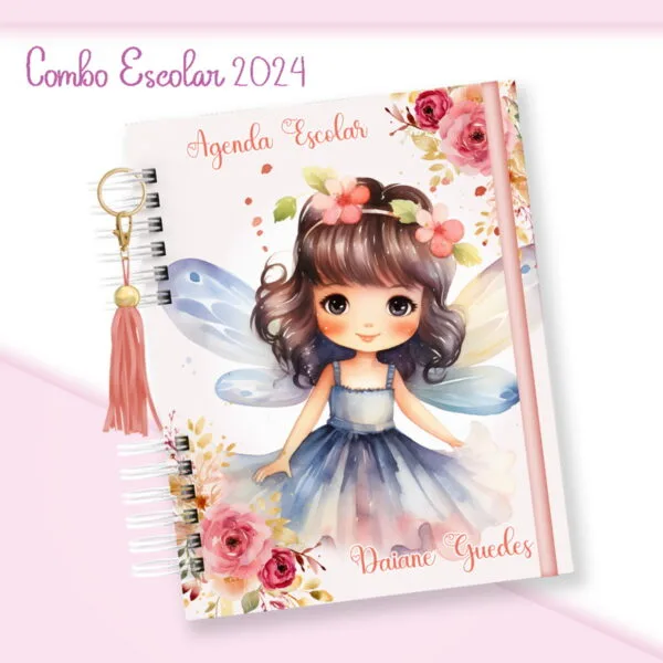 escolar fadas arquivo digital kit escolar