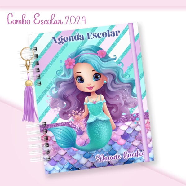 escolar menina sereia arquivo digital arquivo digital combo escolar