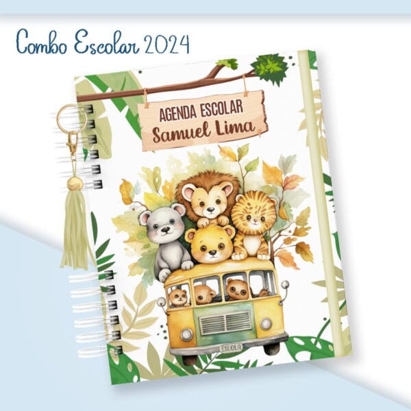 escolar menino safari arquivo digital combo escolar 2024