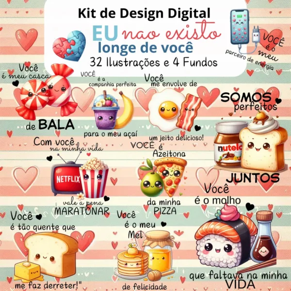 Especial Dia dos Namorados: Arte Digital em PNG