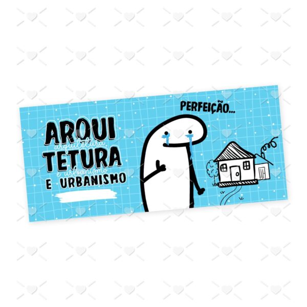 Estampa Caneca Arquitetura Profissões Flork em Jpg