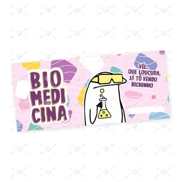 Estampa Caneca Biomedicina Profissões Flork em Jpg