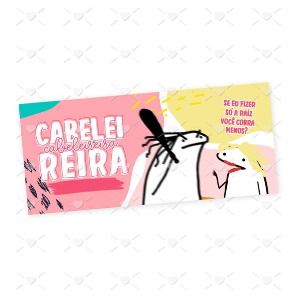Estampa Caneca Cabeleireira Profissões Flork em Jpg