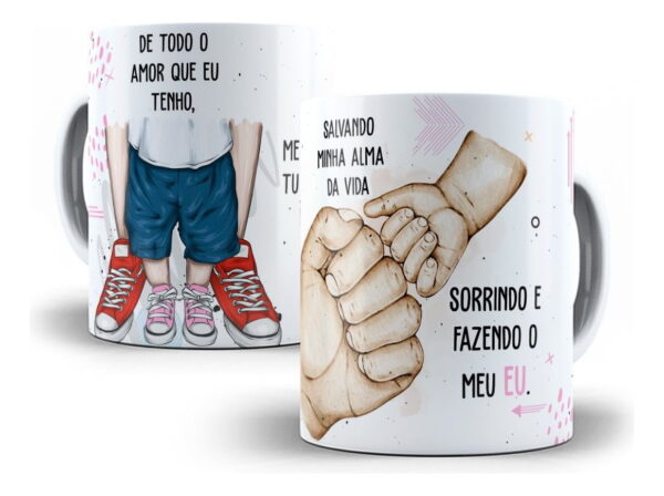Estampa Caneca De Todo Amor Que Eu Tenho Dia Dos Pais Corel