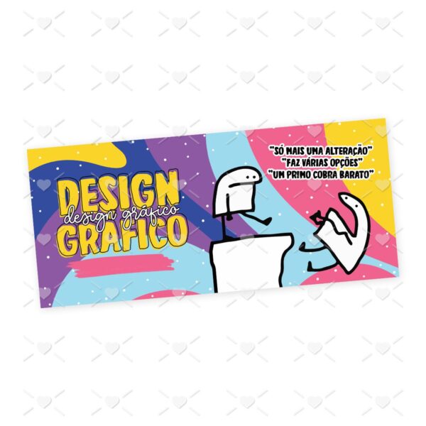 Estampa Caneca Design Gráfico Profissões Flork em Jpg