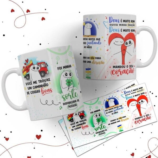 Estampa Caneca Flork Caminhão De Coisas Boas Sublimação Png