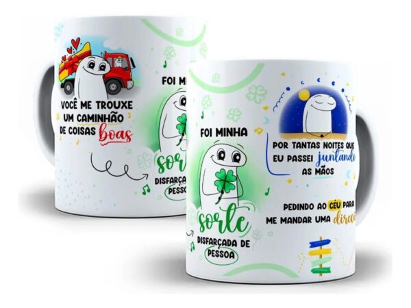 Estampa Caneca Flork Caminhão De Coisas Boas Sublimação Png
