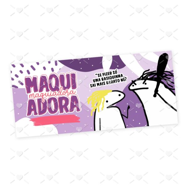Estampa Caneca Maquiadora Profissões Flork em Jpg