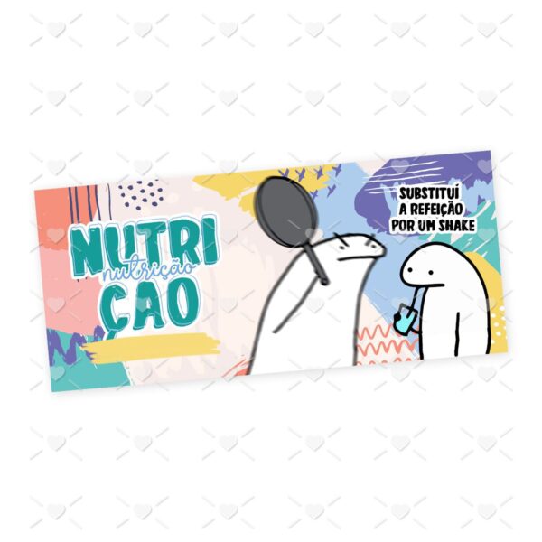 Estampa Caneca Nutrição Profissões Flork em Jpg