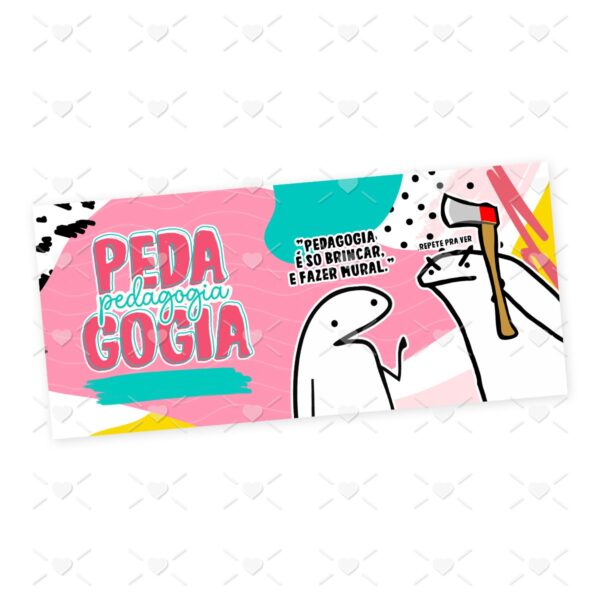 Estampa Caneca Pedagogia Profissões Flork em Jpg