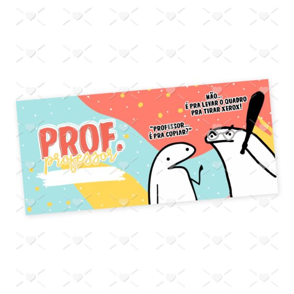 Estampa Caneca Professor(a) Profissões Flork em Jpg