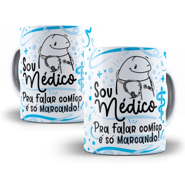 Estampa Caneca Profissão Médico(a) Flork Frases Em Png