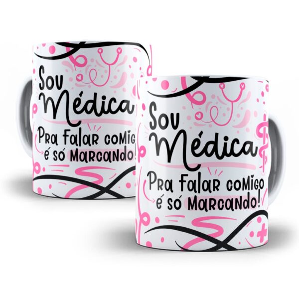 Estampa Caneca Profissão Médico(a) Flork Frases Em Png