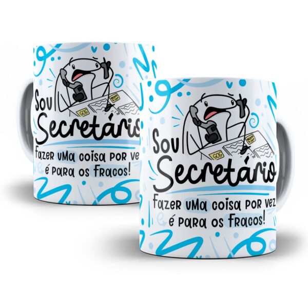 Estampa Caneca Profissão Secretário(a) Flork Frases Em Png